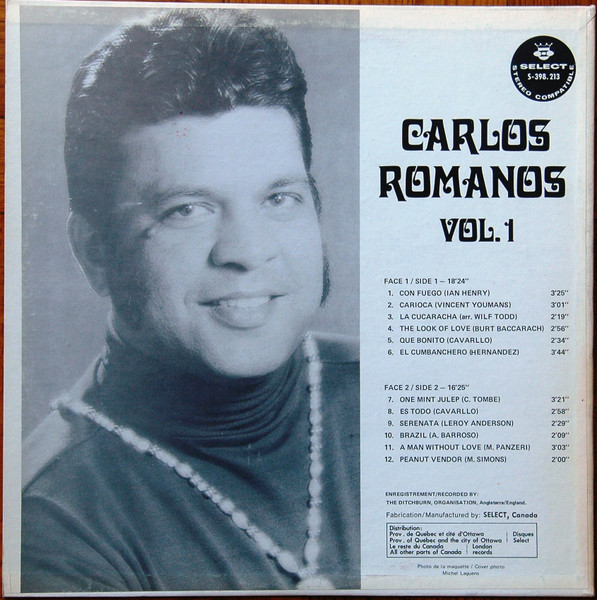 Carlos Romanos - Vol.1 | Select (S-398.213) - 2