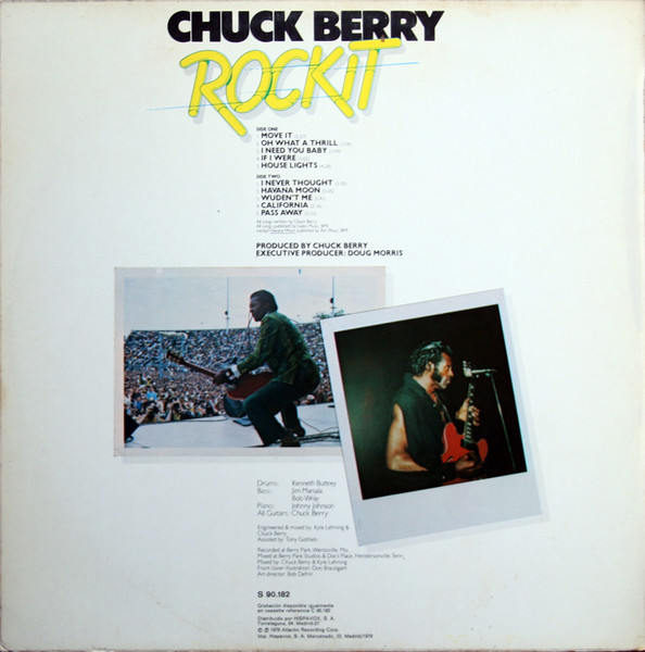 Chuck Berry - RockIt - Vinilo | Atlantic (S 90.182) - 2 Chuck Berry - RockIt - Vinilo | Atlantic (S 90.182) - 2