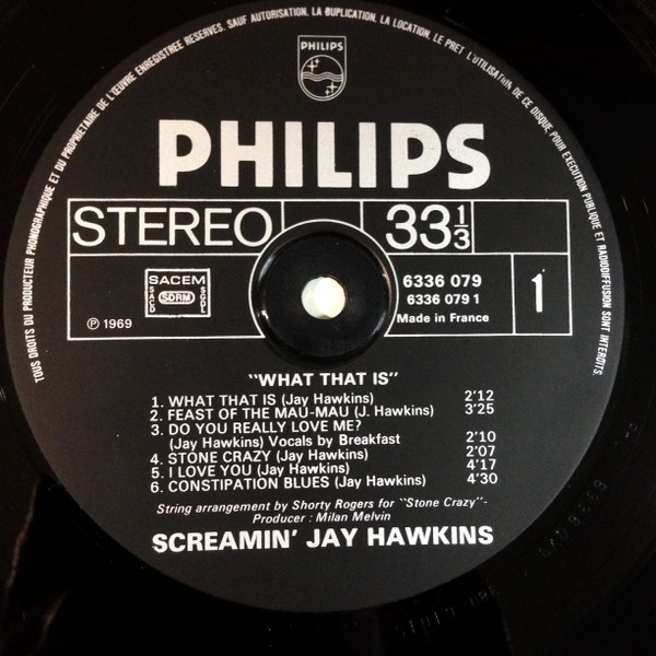 Screamin' Jay Hawkins - ...What That Is! | Philips (6336 079) - 3