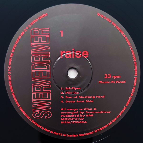 Swervedriver - Raise | Music On Vinyl (MOVLP2127) - 3 Swervedriver - Raise | Music On Vinyl (MOVLP2127) - 3