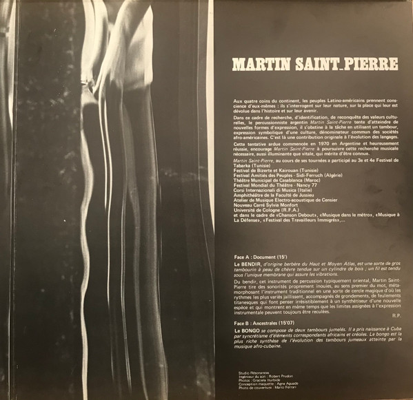 Martin Saint-Pierre - Solo Création | Le Chant Du Monde (LDX 74655) - 4 Martin Saint-Pierre - Solo Création | Le Chant Du Monde (LDX 74655) - 4