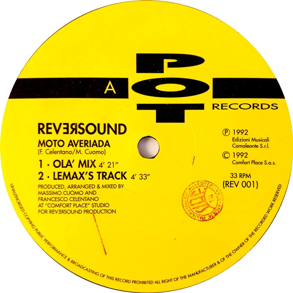 Reversound - Moto Averiada! | Pot Records (REV 001) - 2 Reversound - Moto Averiada! | Pot Records (REV 001) - 2
