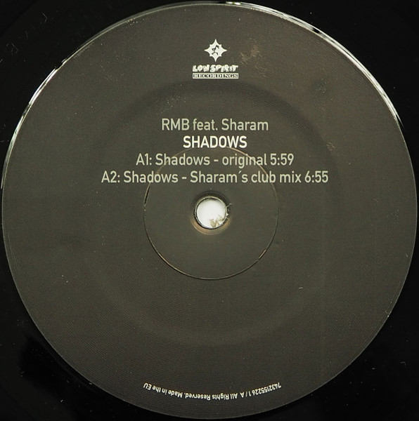 RMB Feat. Sharam Jey - Shadows | Low Spirit Recordings (7432155226 1) - 2