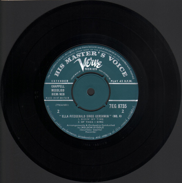 Ella Fitzgerald - Sings Gershwin (No. 4) | His Master's Voice (7EG 8735) - 4 Ella Fitzgerald - Sings Gershwin (No. 4) | His Master's Voice (7EG 8735) - 4