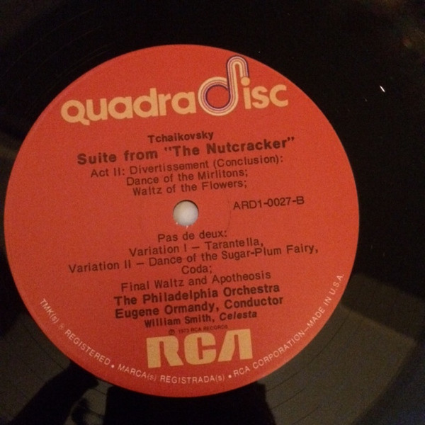 Pyotr Ilyich Tchaikovsky , Eugene Ormandy , The Philadelphia Orchestra - Suite From The Nutcracker | RCA Red Seal (ARD1- 0027) - 3