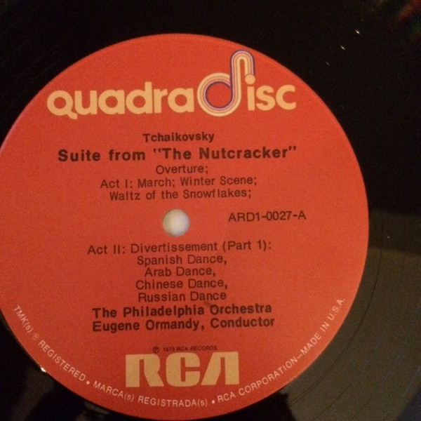 Pyotr Ilyich Tchaikovsky , Eugene Ormandy , The Philadelphia Orchestra - Suite From The Nutcracker | RCA Red Seal (ARD1- 0027) - 4