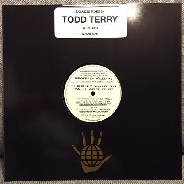 Geoffrey Williams - I Don't Want To Talk About It | Hands On Records (12HOR 7DJ1) - main