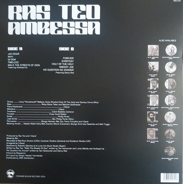 Ras Teo - Ambessa | Forward Bound Records (FBRLP-001) - 2 Ras Teo - Ambessa | Forward Bound Records (FBRLP-001) - 2