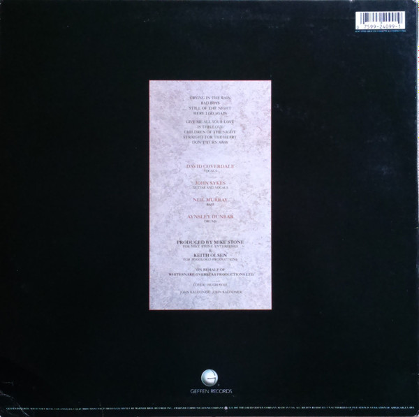 Whitesnake - Whitesnake | Geffen Records (GHS 24099) - 2 Whitesnake - Whitesnake | Geffen Records (GHS 24099) - 2