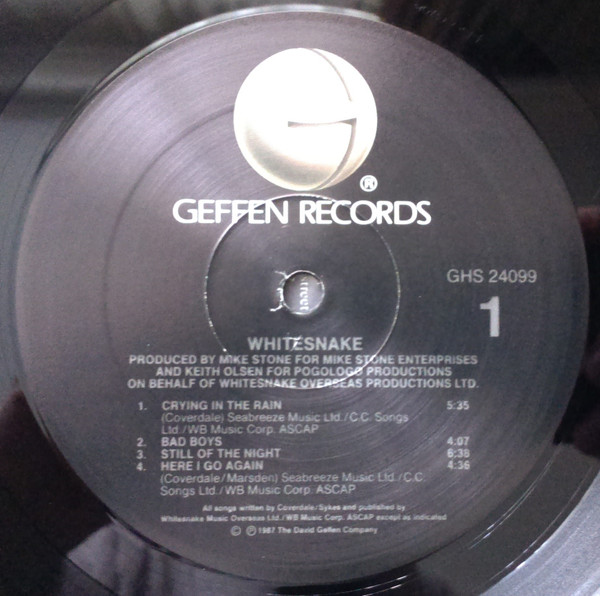 Whitesnake - Whitesnake | Geffen Records (GHS 24099) - 3 Whitesnake - Whitesnake | Geffen Records (GHS 24099) - 3