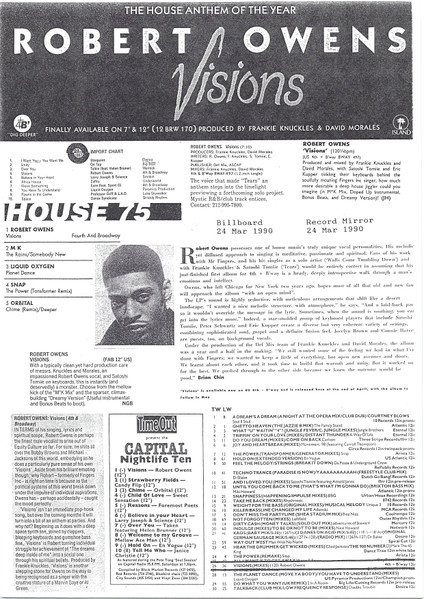 Robert Owens - Visions | 4th & Broadway (12 BRW 170) - 4