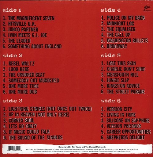 The Clash - Sandinista! (3LP) [Vinyl] | Epic (88725462121) - 2