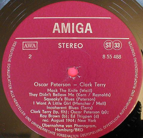 Oscar Peterson / Clark Terry - Oscar Peterson • Clark Terry | AMIGA (8 55 488) - 4