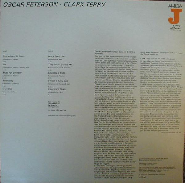 Oscar Peterson / Clark Terry - Oscar Peterson • Clark Terry | AMIGA (8 55 488) - 2