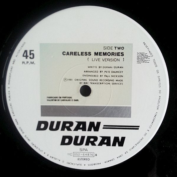 Duran Duran - Hungry Like The Wolf | Valentim De Carvalho (11C 052-64876) - 4