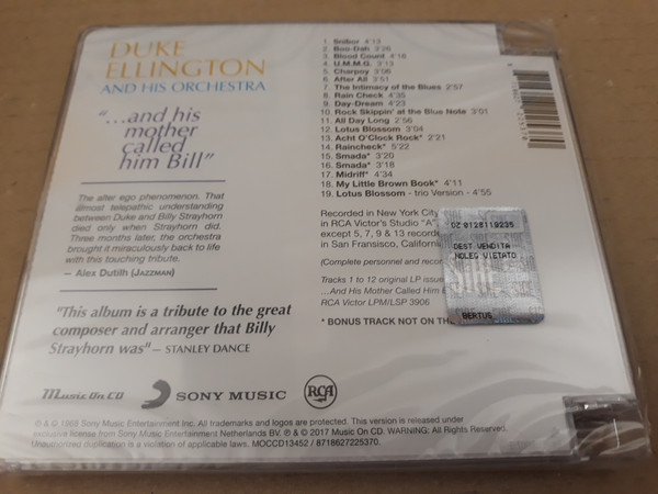 Duke Ellington And His Orchestra - "...And His Mother Called Him Bill" | Music On CD (MOCCD13452) - 2