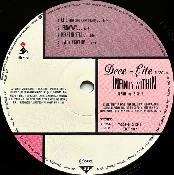Deee-Lite - Infinity Within | Elektra (EKT 107) - 3