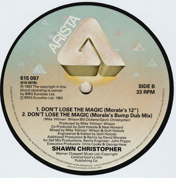 Shawn Christopher - Don't Lose The Magic | Arista (615 097) - 4 Shawn Christopher - Don't Lose The Magic | Arista (615 097) - 4