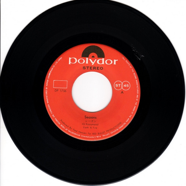 Earth And Fire = Earth And Fire - シーズン = Seasons | Polydor (DP 1756) - 4