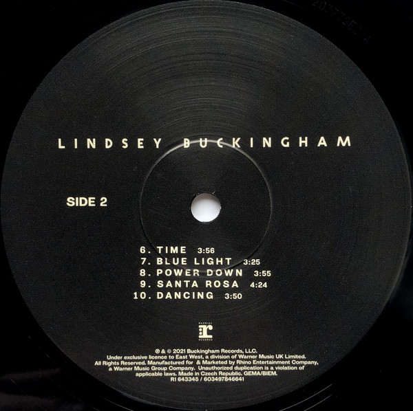 Lindsey Buckingham - Lindsey Buckingham | Reprise Records (R1 643345) - 4 Lindsey Buckingham - Lindsey Buckingham | Reprise Records (R1 643345) - 4
