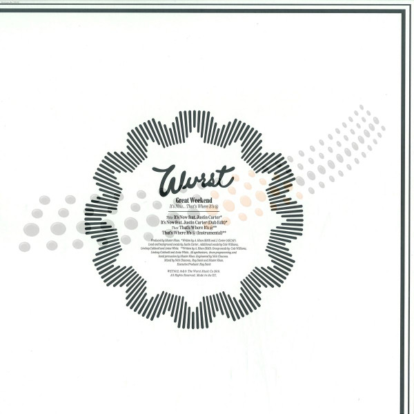 Great Weekend - It's Now / That's Where It's @ | Wurst (WET1012) - 2 Great Weekend - It's Now / That's Where It's @ | Wurst (WET1012) - 2