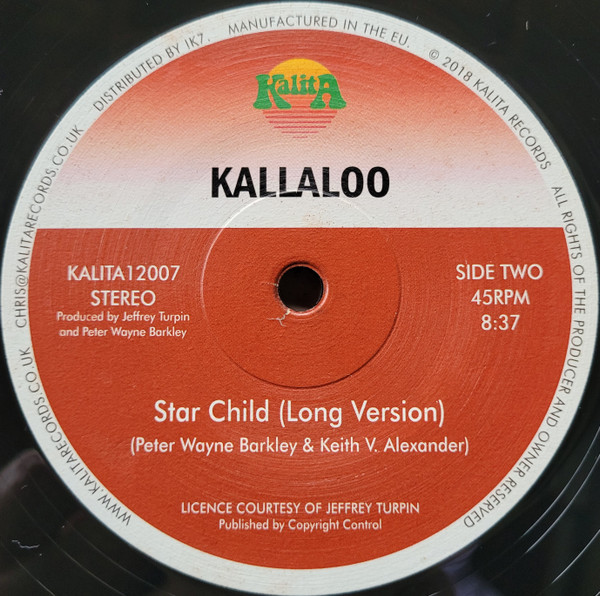 Kallaloo - Star Child | Kalita Records (KALITA 12007)