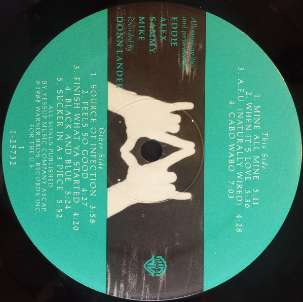 Van Halen - OU812 | Warner Bros. Records (9 25732-1) - 3 Van Halen - OU812 | Warner Bros. Records (9 25732-1) - 3