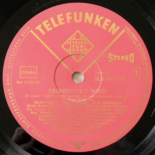Various - Treffpunkt Wien | Telefunken (SLE 14 243-P) - 3 Various - Treffpunkt Wien | Telefunken (SLE 14 243-P) - 3