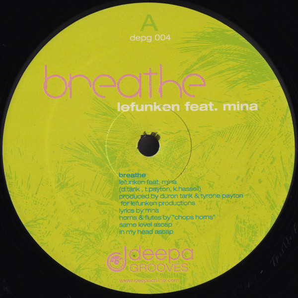 Lefunken Feat. Mina - Breathe | Deepa Grooves (depg 004) - 3