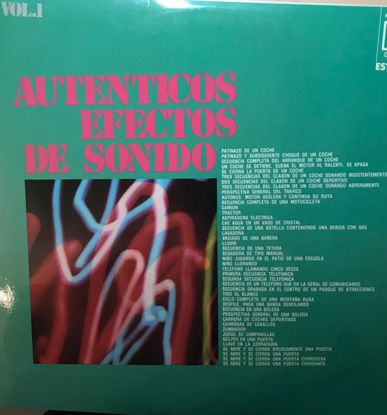 No Artist - Autenticos Efectos de Sonido Vol.1 | Hispavox (HKS 541-30) - main