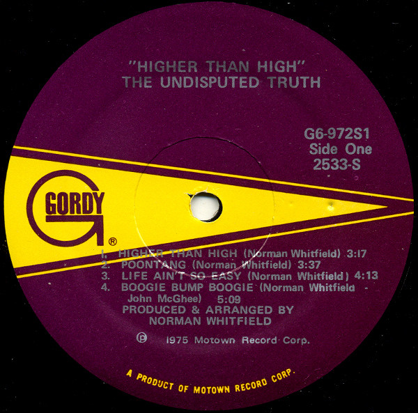 The Undisputed Truth - Higher Than High | Gordy (G6-972S1) - 3 The Undisputed Truth - Higher Than High | Gordy (G6-972S1) - 3