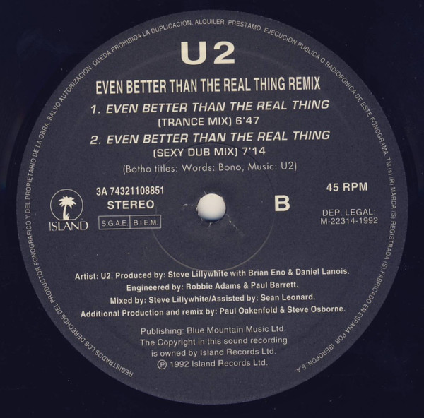 Even Better Than The Real Thing - Remixes