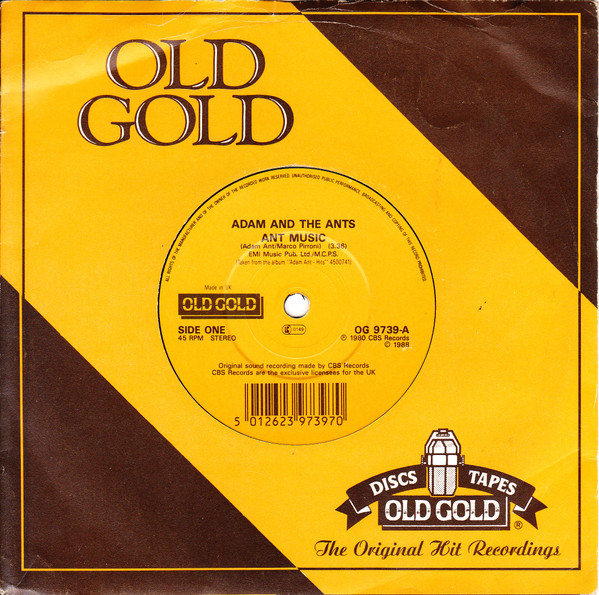 Adam And The Ants - Ant Music / Stand And Deliver | Old Gold (OG 9739)