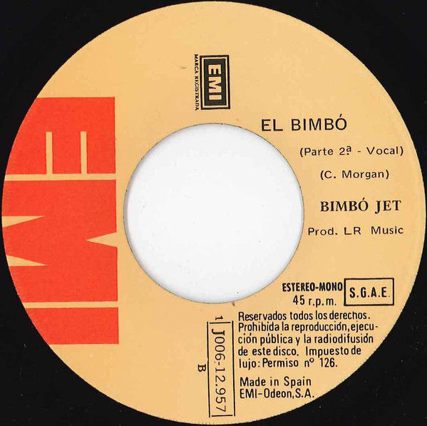 Bimbo Jet - El Bimbó | EMI (1 J 006-12957) - 4