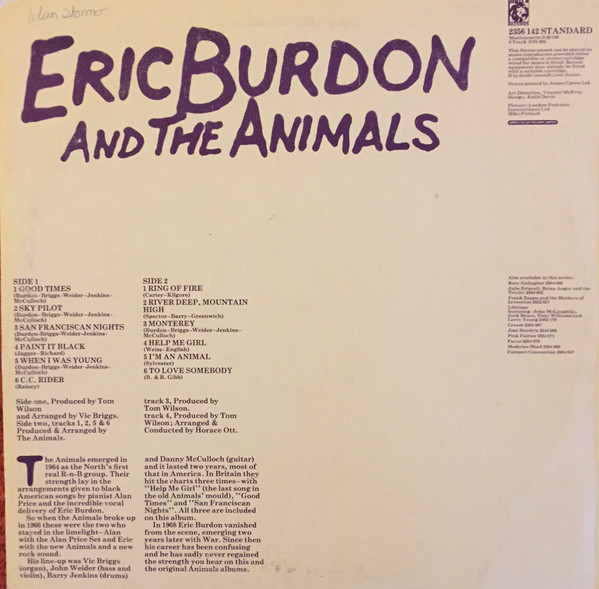 Eric Burdon And The Animals