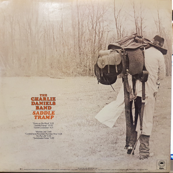 The Charlie Daniels Band - Saddle Tramp [Vinyl] | Epic (KE 34150) - 2