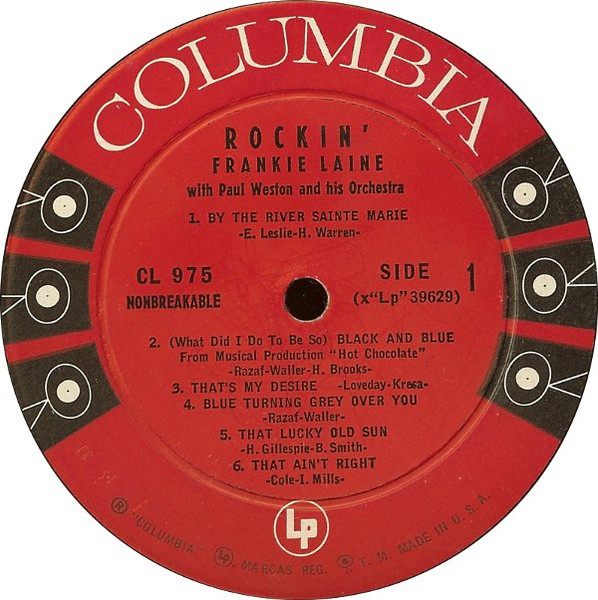Frankie Laine - Rockin' | Columbia (CL 975) - 3