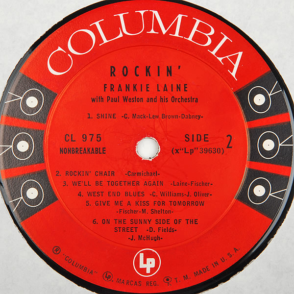 Frankie Laine - Rockin' | Columbia (CL 975) - 4