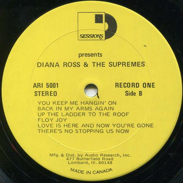 The Supremes - Sessions Presents Diana Ross & The Supremes | Sessions (ARI 5001) - 4 The Supremes - Sessions Presents Diana Ross & The Supremes | Sessions (ARI 5001) - 4