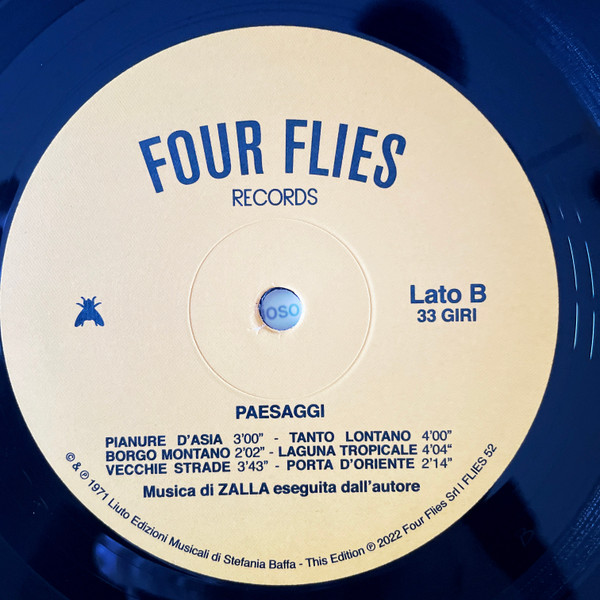 M. Zalla - Paesaggi | Four Flies Records (FLIES 52B) - 4