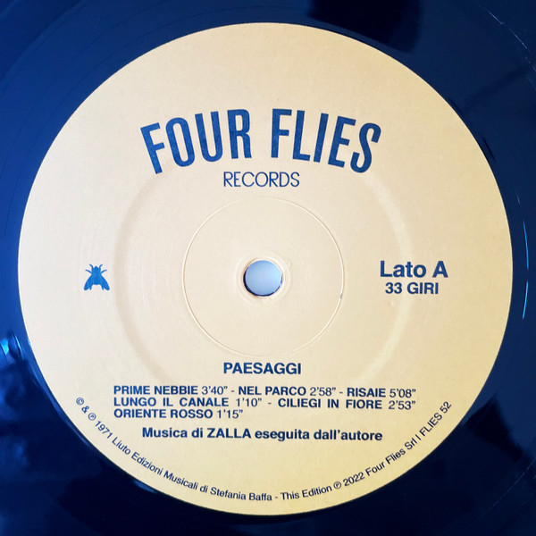 M. Zalla - Paesaggi | Four Flies Records (FLIES 52B) - 3
