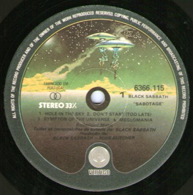 Black Sabbath - Sabotage | Vertigo (6366 115) - 2
