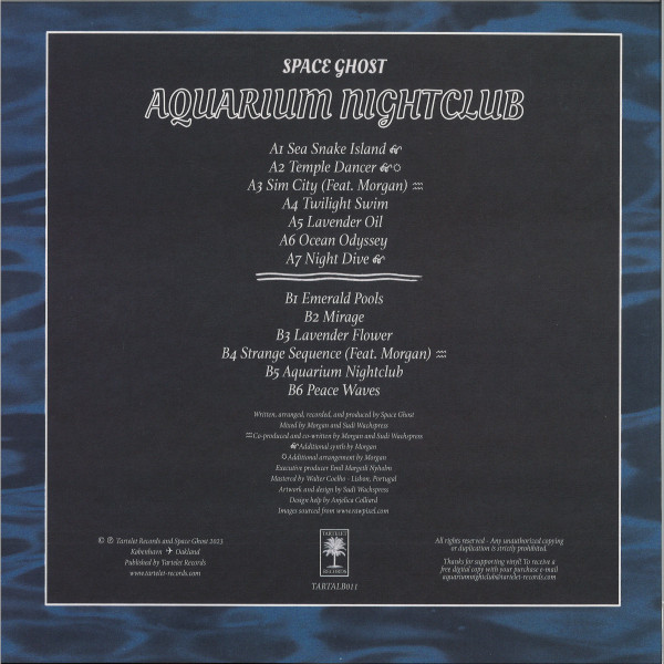 Space Ghost - Aquarium Nightclub | Tartelet Records (TARTALB011) - 2 Space Ghost - Aquarium Nightclub | Tartelet Records (TARTALB011) - 2