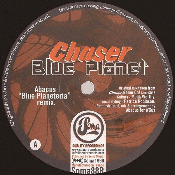 Chaser - Blue Planet (Remixes) | Soma Quality Recordings (Soma88R)