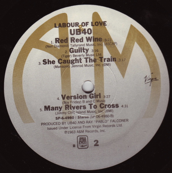 UB40 - Labour Of Love | A&M Records (SP-6-4980) - 4 UB40 - Labour Of Love | A&M Records (SP-6-4980) - 4