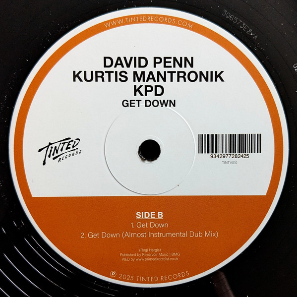 Dr. Packer & Yogi / David Penn , Kurtis Mantronik , Kpd - Heavy Vibes / Get Down | Tinted Records (TINTV010) - 2 Dr. Packer & Yogi / David Penn , Kurtis Mantronik , Kpd - Heavy Vibes / Get Down | Tinted Records (TINTV010) - 2