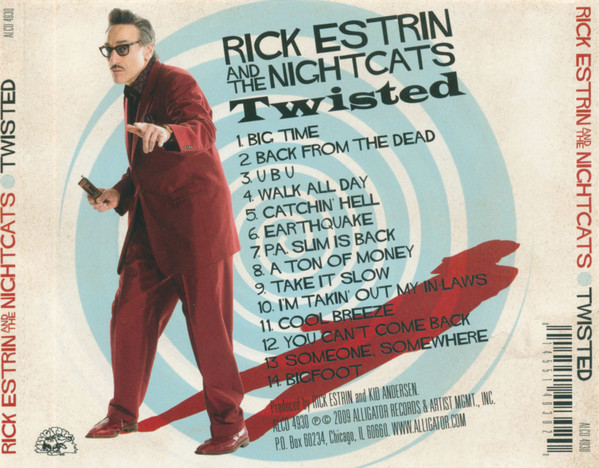 Rick Estrin And The Nightcats - Twisted | Alligator Records (ALCD 4930) - 2 Rick Estrin And The Nightcats - Twisted | Alligator Records (ALCD 4930) - 2