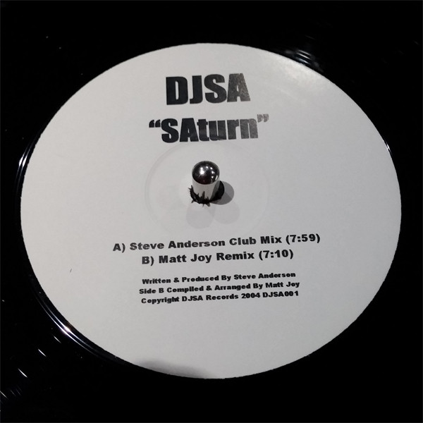 Steve Anderson - SAturn | DJSA Records (DJSA001)