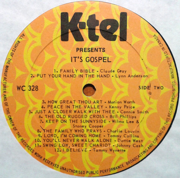 Various - It's Gospel (24 All Time Gospel Favorites) | K-Tel (WC 328) - 4
