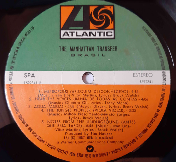 The Manhattan Transfer - Brasil | Atlantic (1592341) - 3